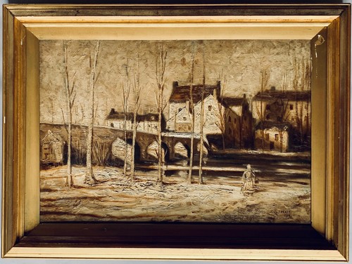 Unusual antique painting - antique,