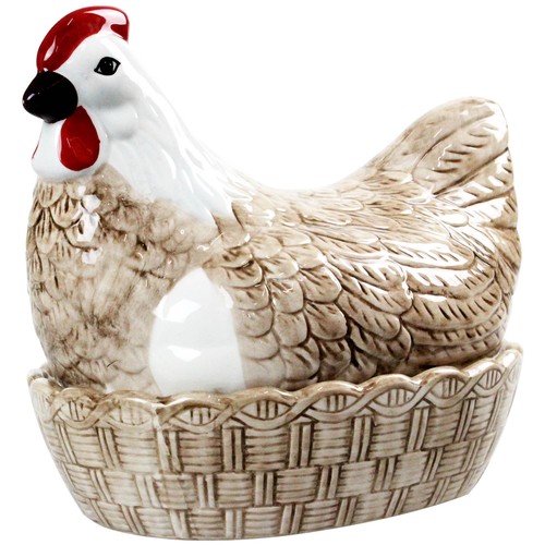 Egg holder earthenware hen - holder,