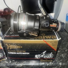 Daiwa 1657DM Harrier Auto Carbon Match Fishing Reel with Spare Spool plus 1657M 