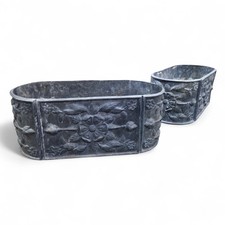Antique Full Lead Planter -