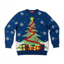 Primark Mens Blue Xmas Tree