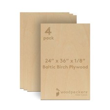 Baltic Birch Plywood, 3 mm 1/8