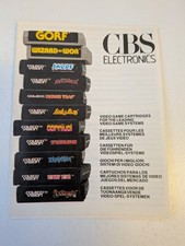 CBS ELECTRONICS BROCHURE