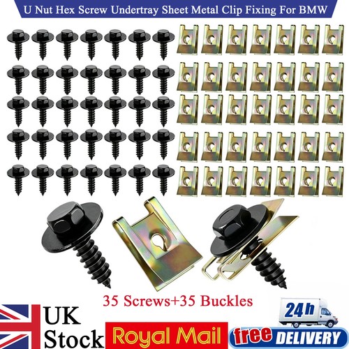 70x undertray clips for - undertray, bmw