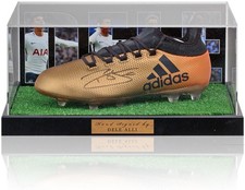 Dele Alli Tottenham Hotspur Hand Signed Football Boot Presentation AFTAL COA