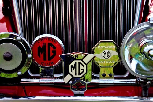 Classic sports car - car, front