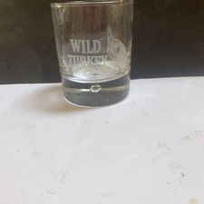 Etched Wild Turkey Shot Glass