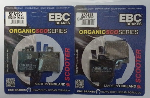 Ebc front and rear - rear, pads