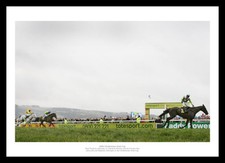 Denman & Kauto Star 2008 Cheltenham Gold Cup Horse Racing Photo