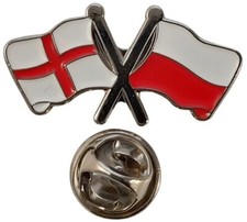 England & Poland Waving Flag