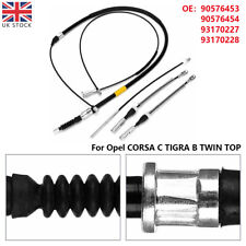 5PCS CAR HANDBRAKE CABLES KIT FOR OPEL CORSA C TIGRA B TWIN TOP COMPLETE SET UK