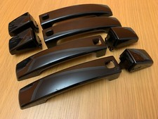 BLACK DOOR HANDLE SKINS COVERS
