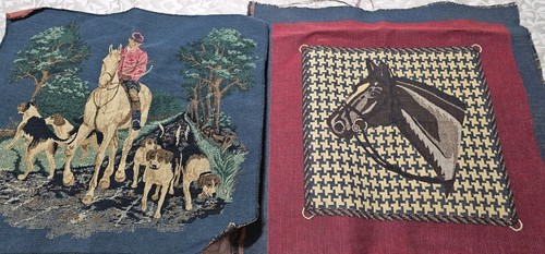 Tapestry pillow panels - tapestry, english
