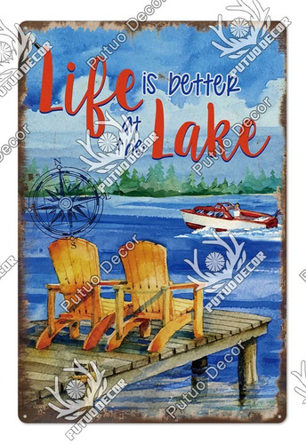 Life better the lake - life, is
