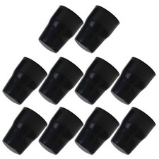 Black Radiator Valve Cap Set of 10 Secure Installation with No Tools Needed