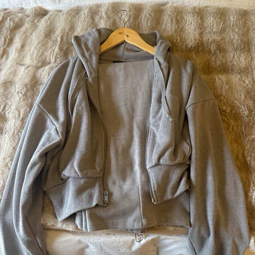 Zara women grey - grey, ribbed
