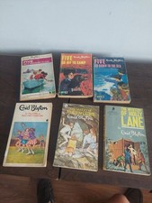 Vintage Enid Blyton Paperback books x 6
