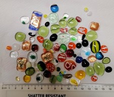 fused glass cabouchons 100g Bullseye Glass 90COE various sizes and shapes ref.6