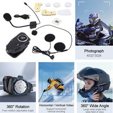 Motorcycle Helmet Headset with