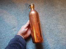 Antique Vintage Copper Flask ~