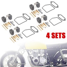 4X Carburetor Carb Repair Rebuild Kit Float For Honda CB400F Super Sport 1975-77