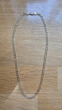 9ct Gold Figaro Chain, 23