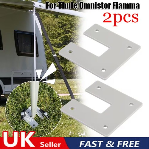 Awning leg anchor plates - 2x,