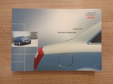 Audi A4 Owners Handbook/Manual