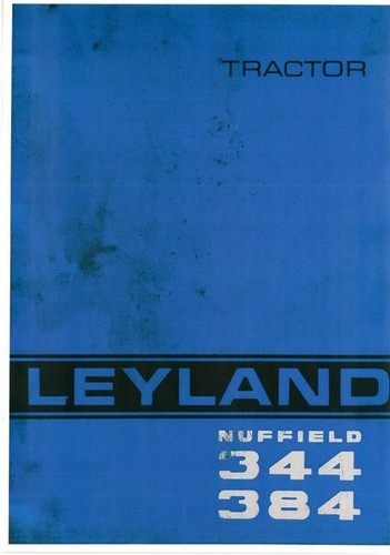 Leyland nuffield tractor 344 - leyland,