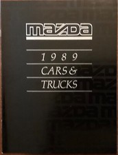 1989 Mazda Full Line  Brochure