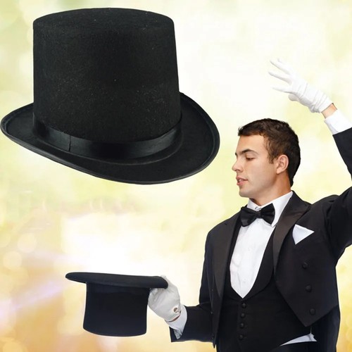 Black top hat adult - top,
