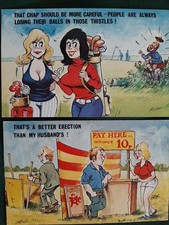 Saucy seaside postcards -