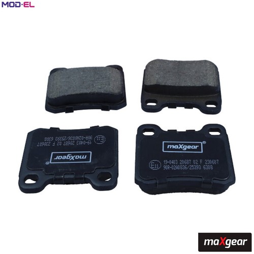 Brake pad set disc - set,