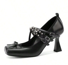 RRP-34 Black Faux Leather