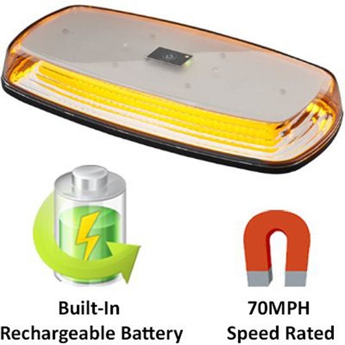 Rechargeable amber beacon led - rechargeable,