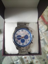 Accurist 7409 Chronograph Metallic Blue RRP £149.99 Quartz Mens Watch 2Yr Guar