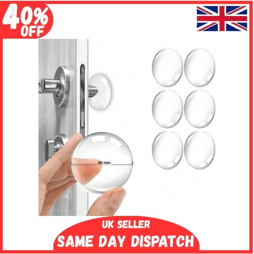 Door knob wall shield clear - door,