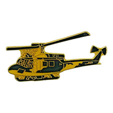 Vintage Huey Helicopter Lapel