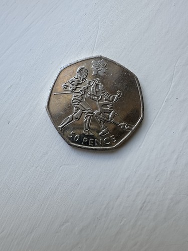 2011 olympics fencing 50p - olympics,