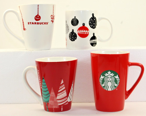Lot starbucks mugs - 4,