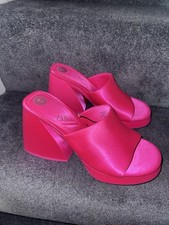 Zara Ladies Neon Pink Satin