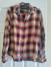 Mens Cedarwood State Long Sleeved Check Shirt Size M Used