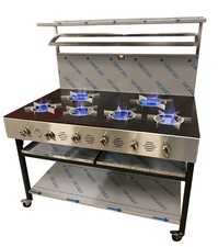 Commercial 6 Burner Gas Cooker