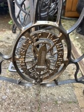 Old Cast Iron Treadle Sewing