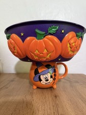 Vintage 90s Easter Unlimited Halloween Purple Pumpkin Treat Serving Bowl USA 