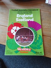 Football Programme ENGLAND v
