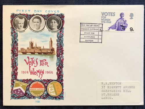 First day covers - 1968, votes
