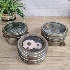 Vintage Pigeon Racing Clocks Timers x 3 Heavy Metal,  For Spares, Not Tested
