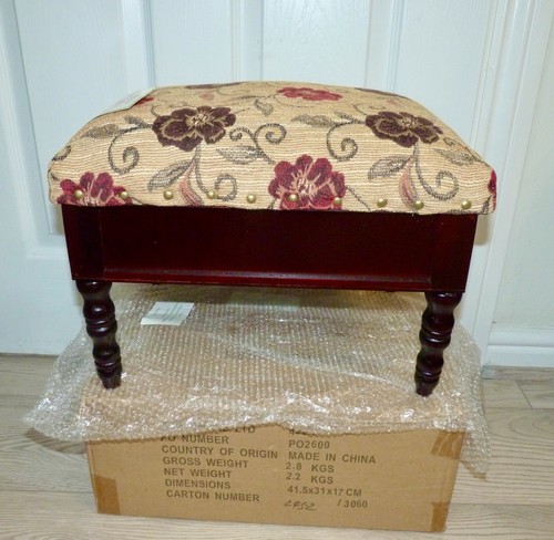 Storage footstool new - storage, footstool.
