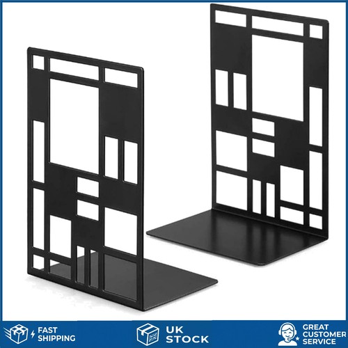 Stylish metal bookends with - bookends,